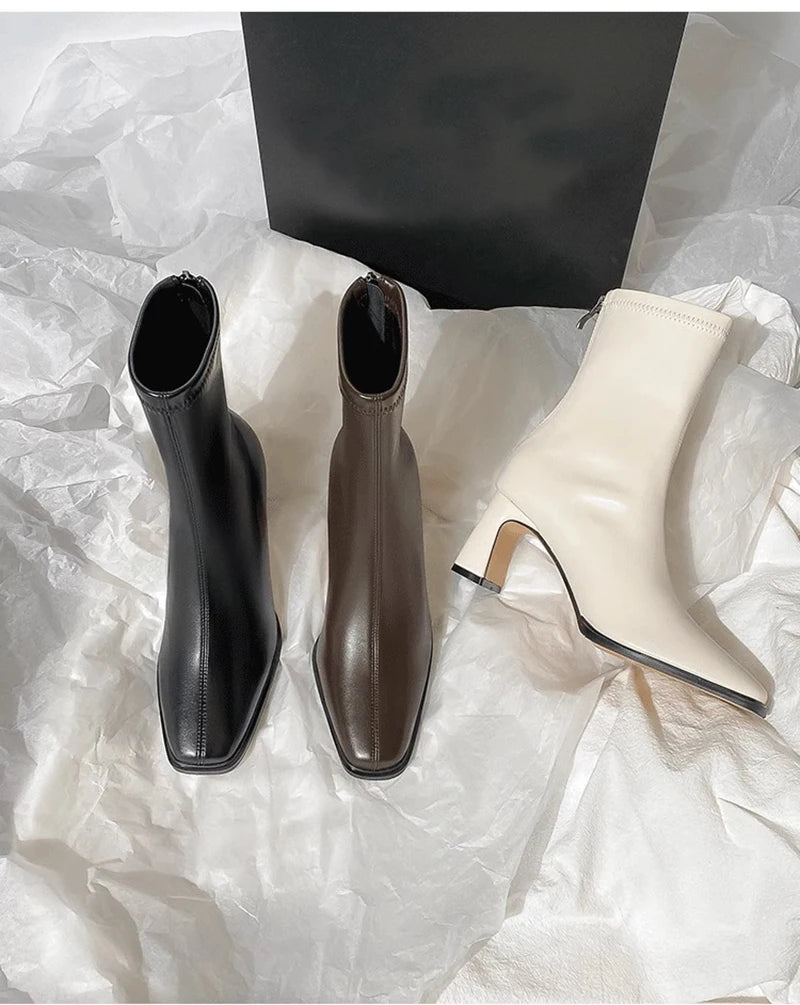Vintage Warm Cotton Women Ankle Boots