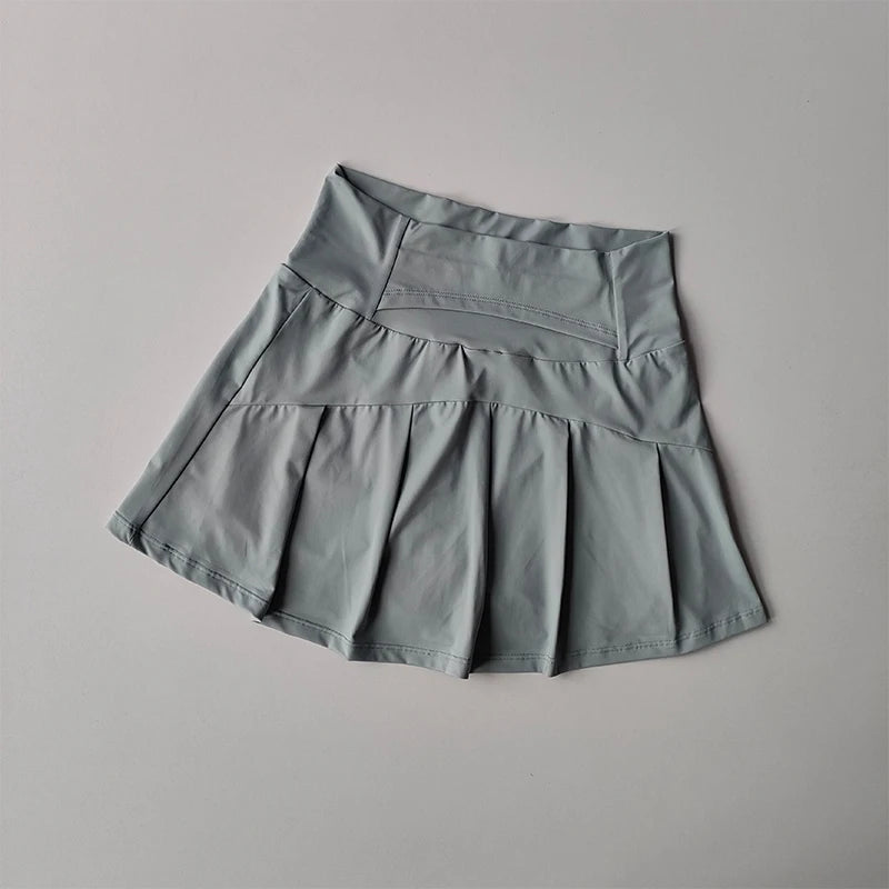 High Waisted Sports Short Skirt