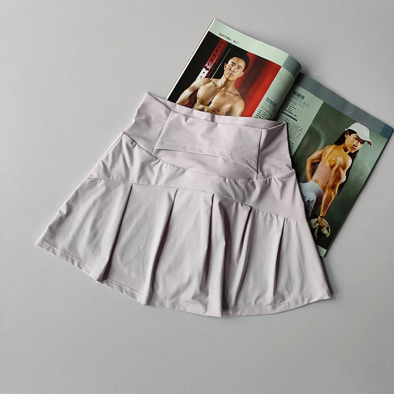 High Waisted Sports Short Skirt