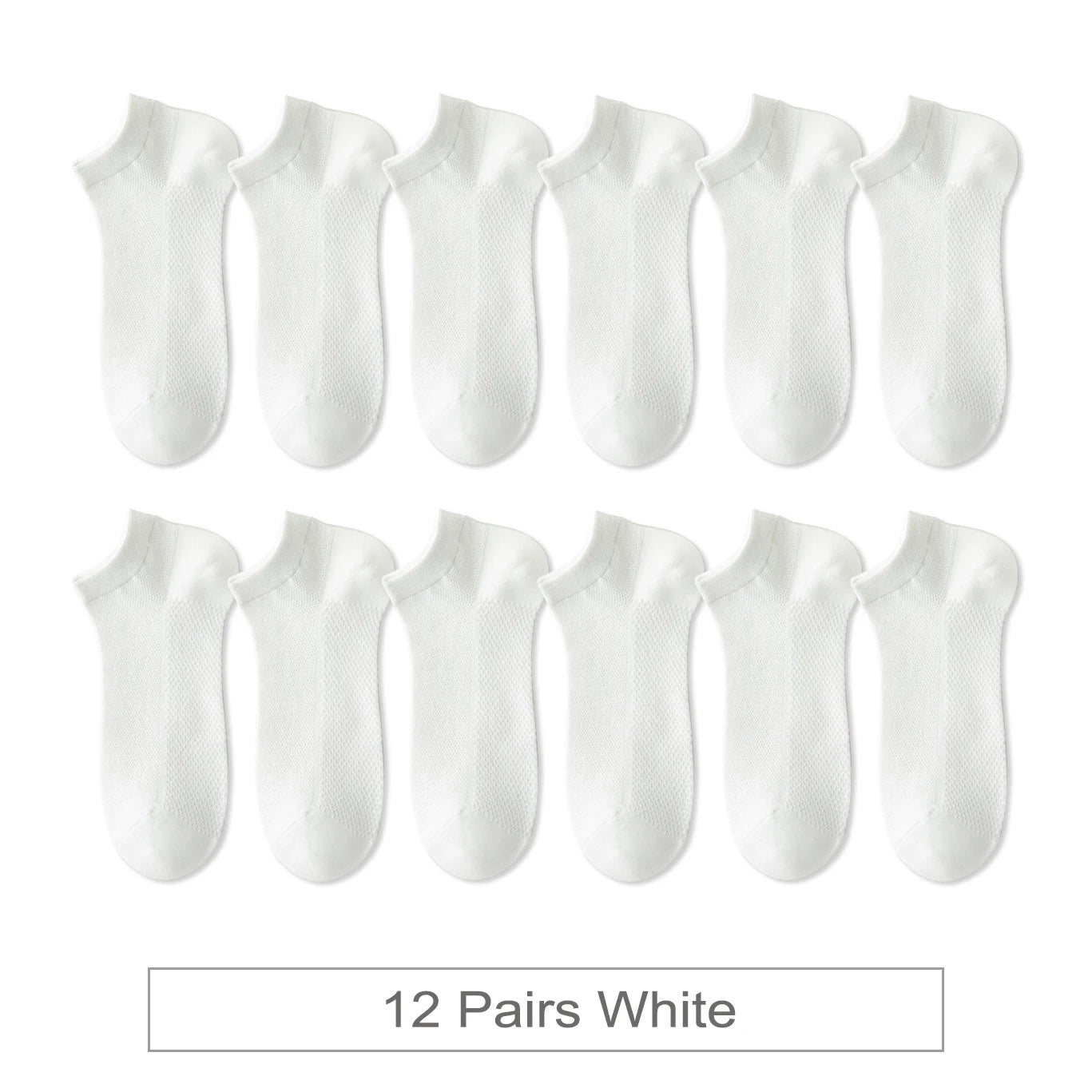12 Pairs New Woman Cotton Socks Short Thin