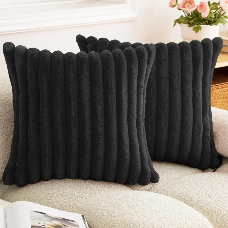 45x45cm Decorative Throw Pillow Cover Sofa Bedroom Striped Soft Pillow Cover Cushion Covers Home Decor