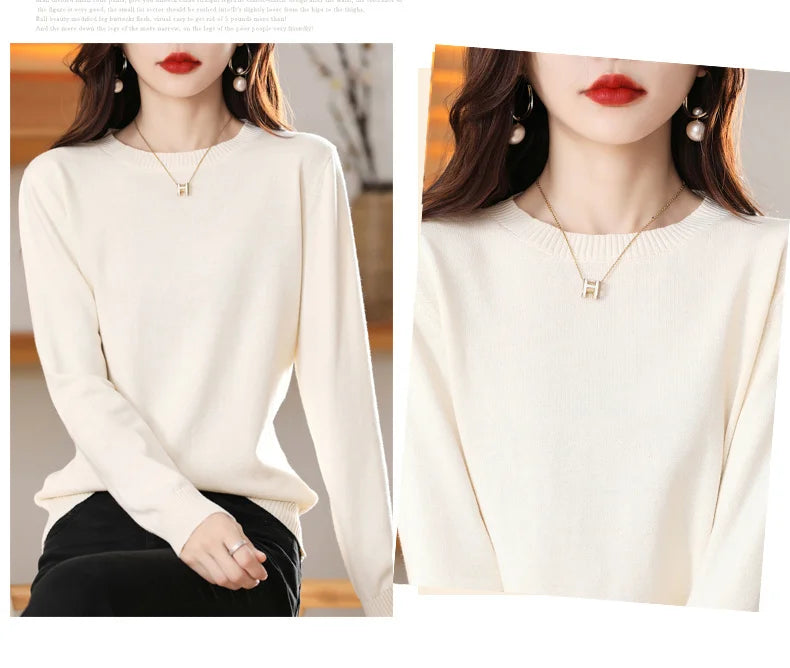 High-quality Cotton Knitted Sweater