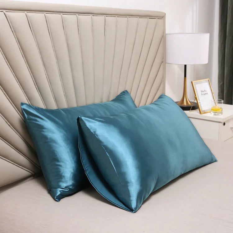 Pillowcase Silk Pillow Cover Silky Satin 1pc