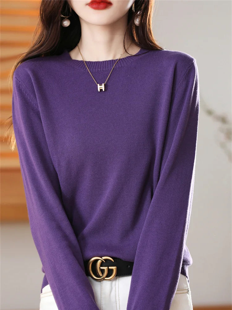 High-quality Cotton Knitted Sweater