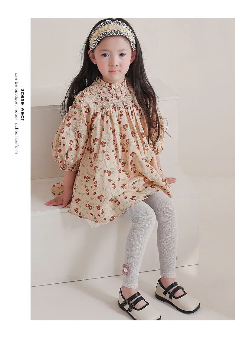 Girls Leggings Kids Hollow Out