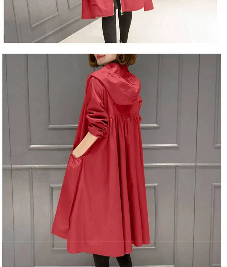 Korean Fashion Coats Thin and Light Windbreaker Women's Clothing