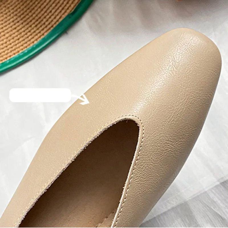 Woman Elegant Summer French Square Toe