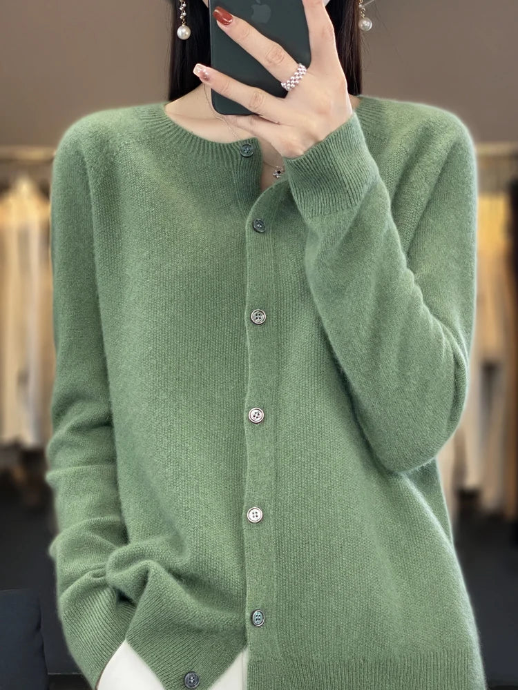 Women Cashmere Sweater 100% Merino Wool