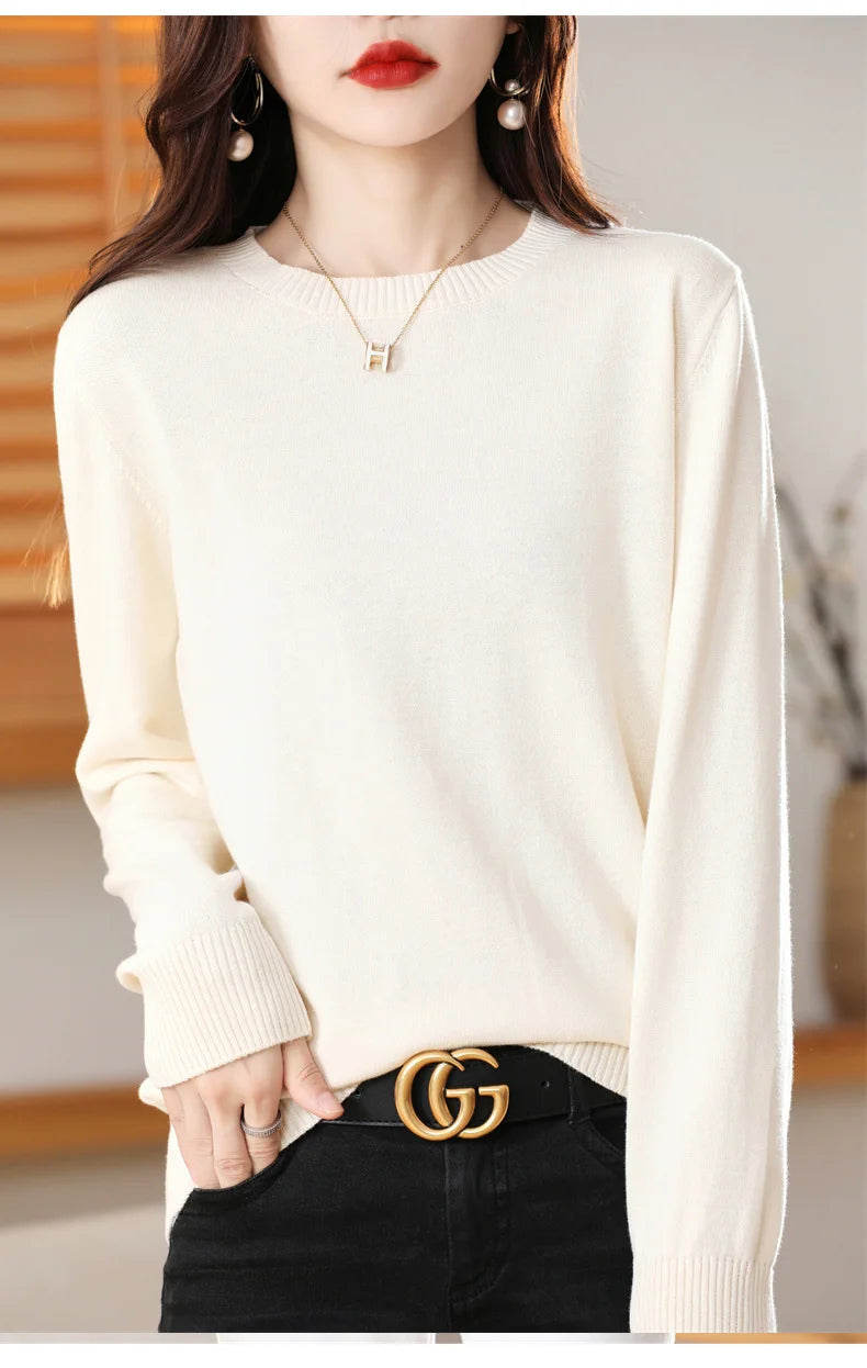 High-quality Cotton Knitted Sweater