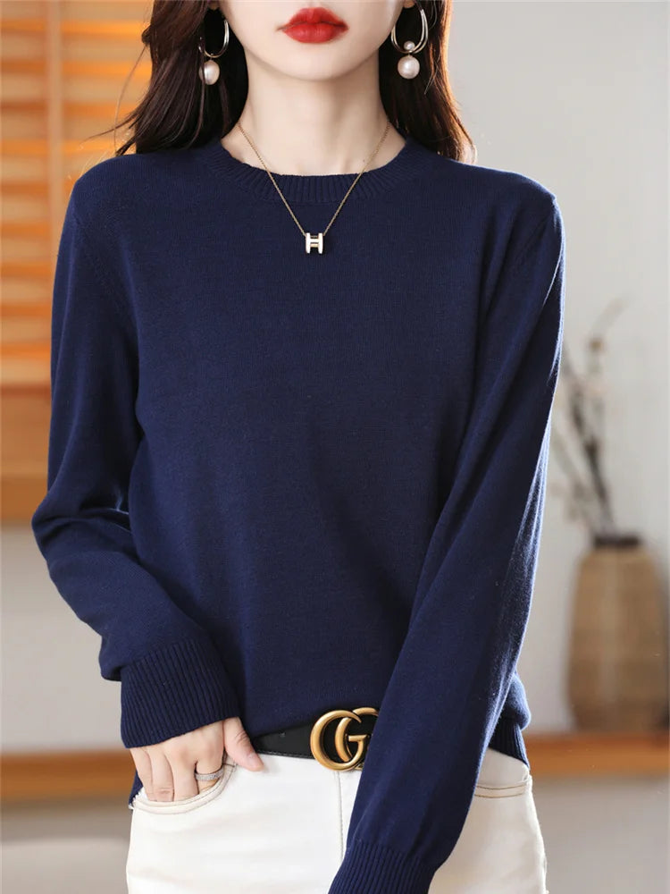 High-quality Cotton Knitted Sweater