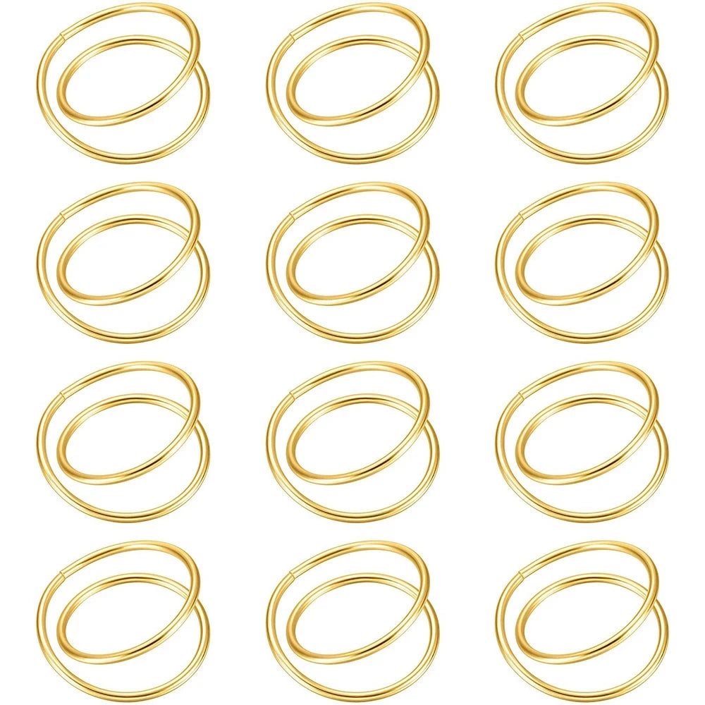 Exquisite Gold Napkin Ring Metal Napkin Rings