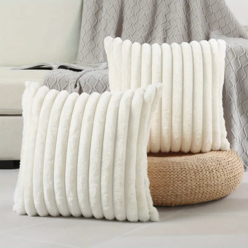 45x45cm Decorative Throw Pillow Cover Sofa Bedroom Striped Soft Pillow Cover Cushion Covers Home Decor