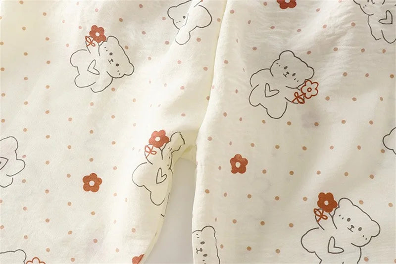 Girls Kids Home Clothes Set New Loose