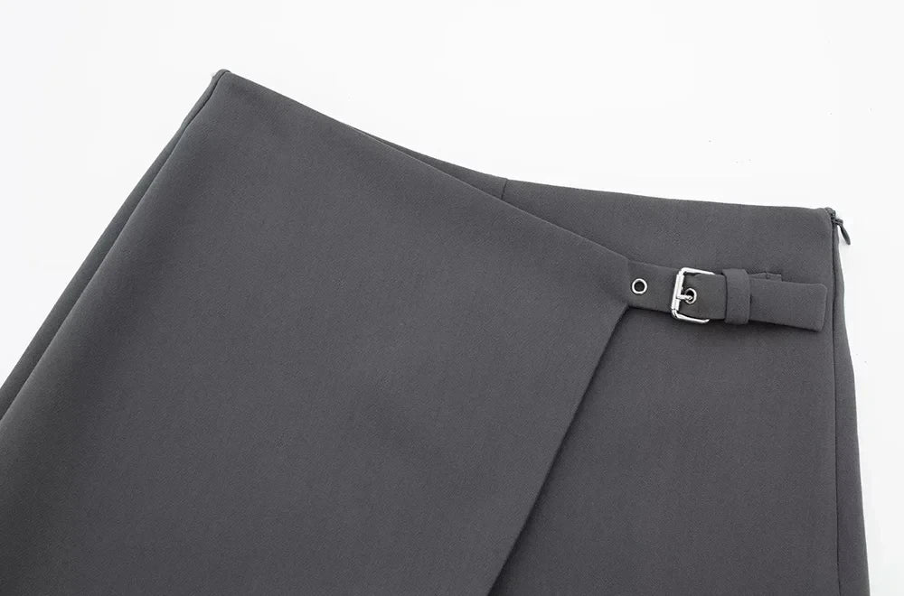 Asymmetric Shorts Skirts
