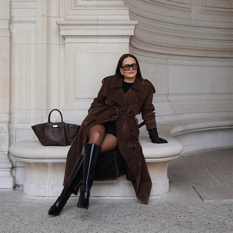 Vintage Suede Long Jackets