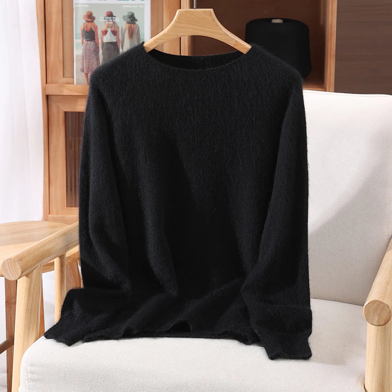 100% Mink Cashmere Pullover