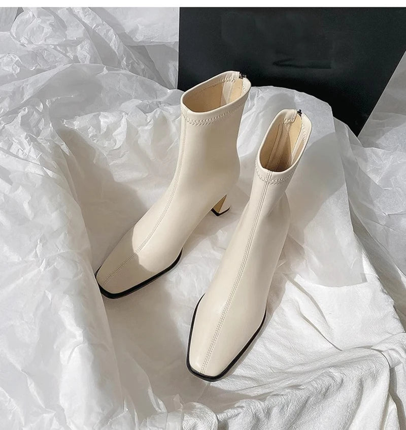 Vintage Warm Cotton Women Ankle Boots