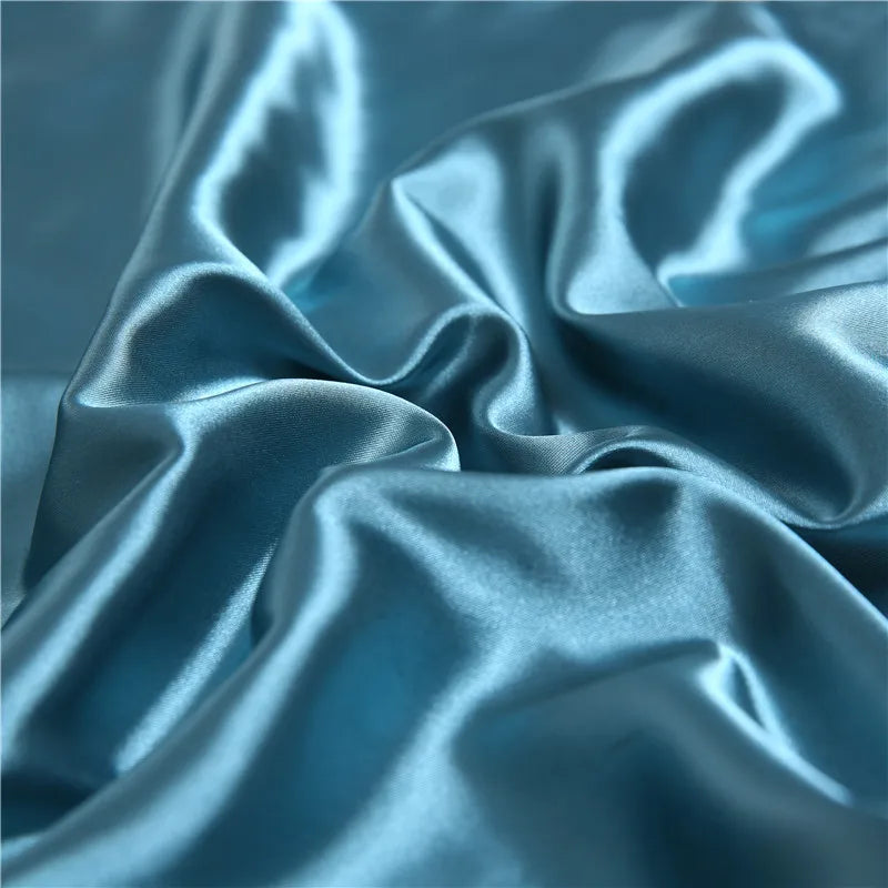 Pillowcase Silk Pillow Cover Silky Satin 1pc