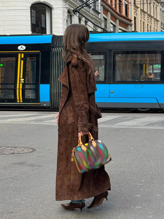Vintage Suede Long Jackets