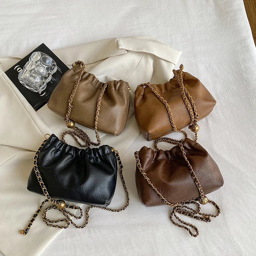 Women's Crossbody Tote Bag PU Leather Hobo Bag
