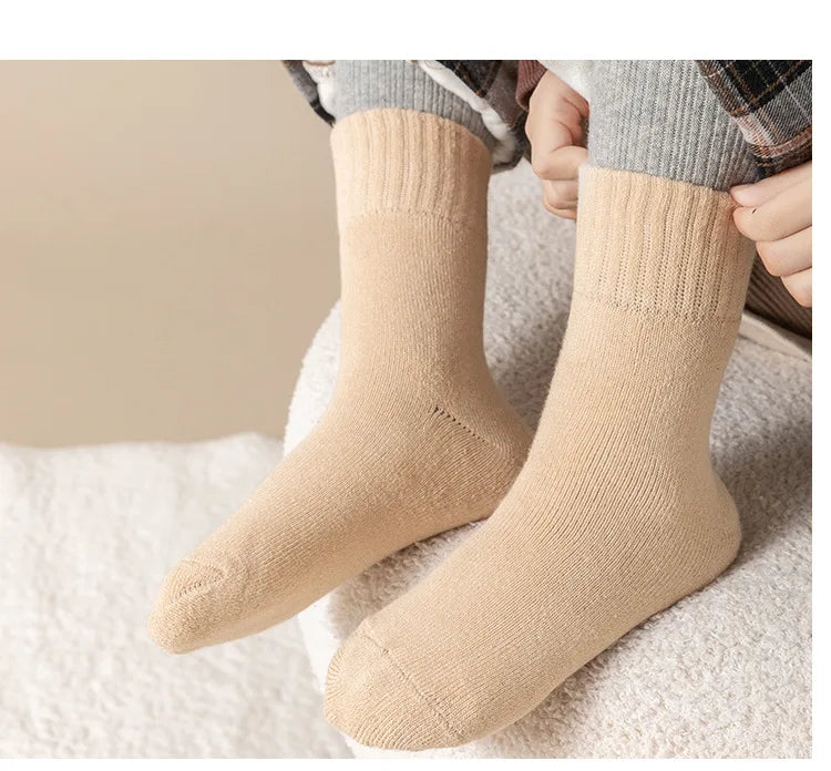 5 Pairs/Lot Children Winter Socks Cotton
