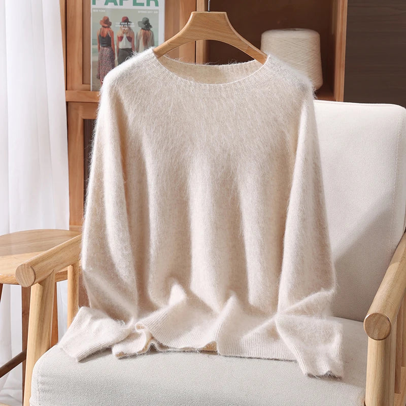 100% Mink Cashmere Pullover