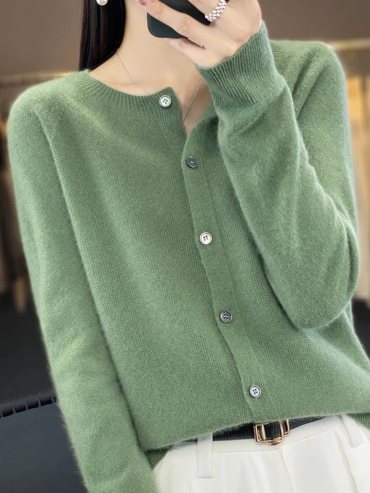 Women Cashmere Sweater 100% Merino Wool