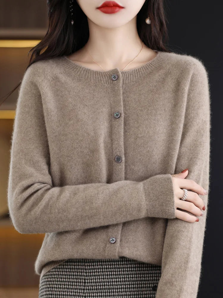 Women Cashmere Sweater 100% Merino Wool
