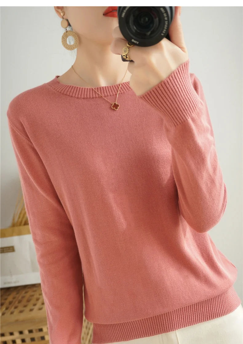 High-quality Cotton Knitted Sweater