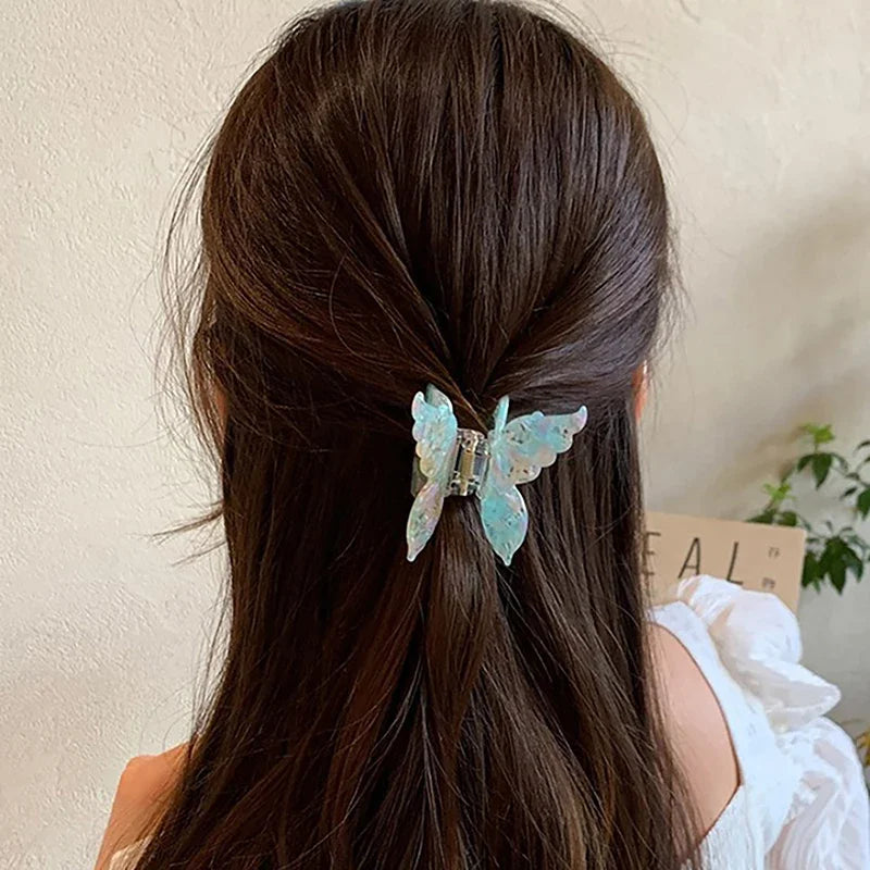 Retro Butterfly Hair Clips Back Of The Head Hair Claws