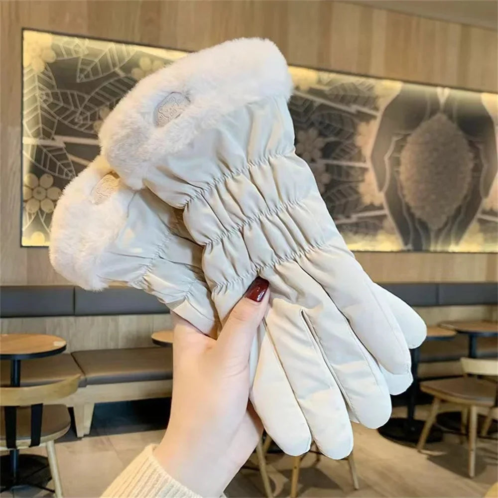 Ski Gloves Women Winter