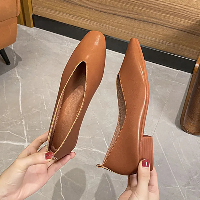 Woman Elegant Summer French Square Toe