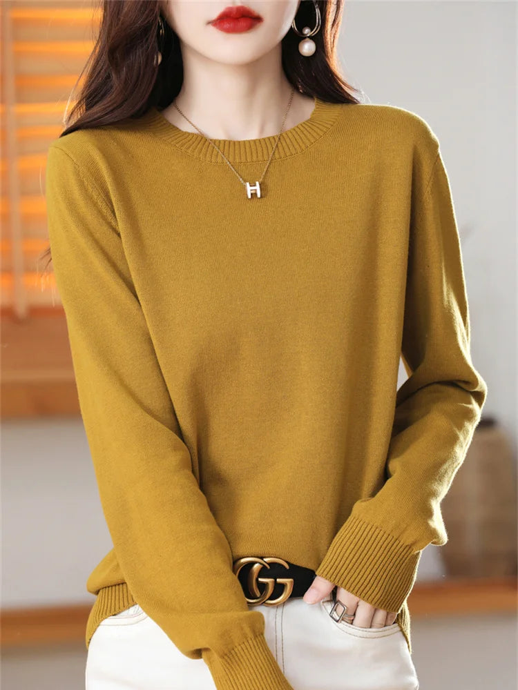 High-quality Cotton Knitted Sweater
