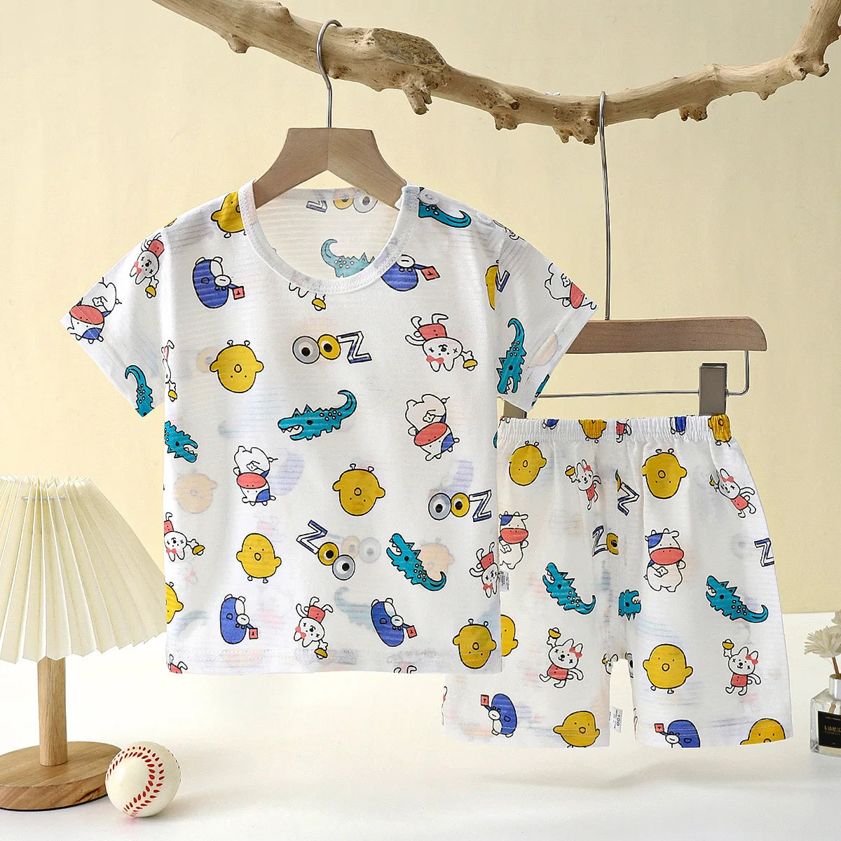 New Summer Children Home Clothing Pajamas Set