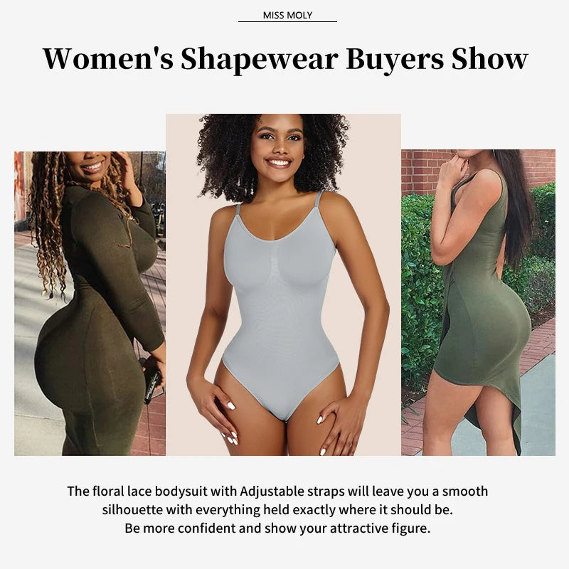 Smoothing Shapewear Bodysuit for Women Faja Full Body Shaper