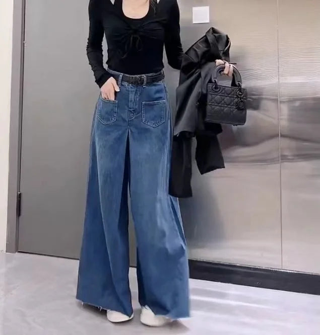Retro Loose Super Wide-leg Jeans