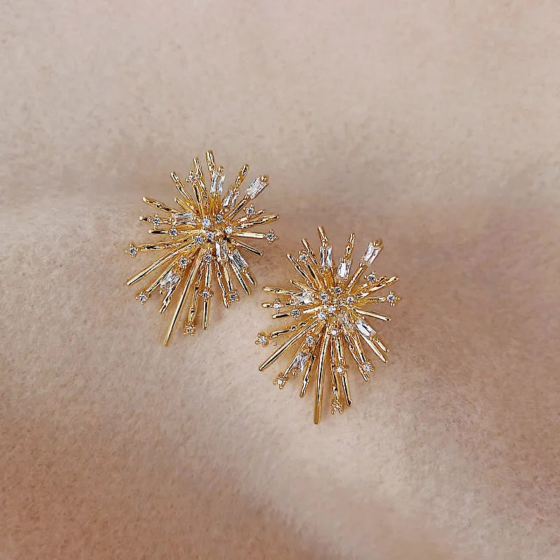 Sparking Snowflake Earrings