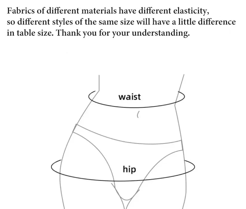 7Pcs Women's Panties Striped Briefs