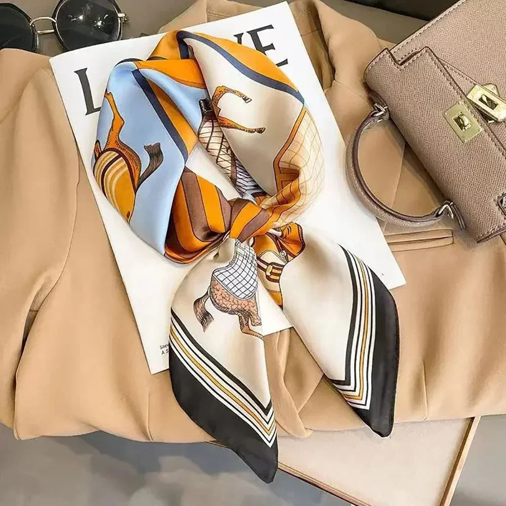 Luxury Silk Shawl Square Scarf