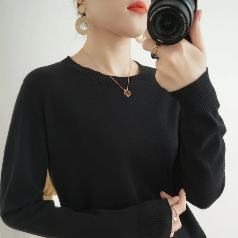 High-quality Cotton Knitted Sweater