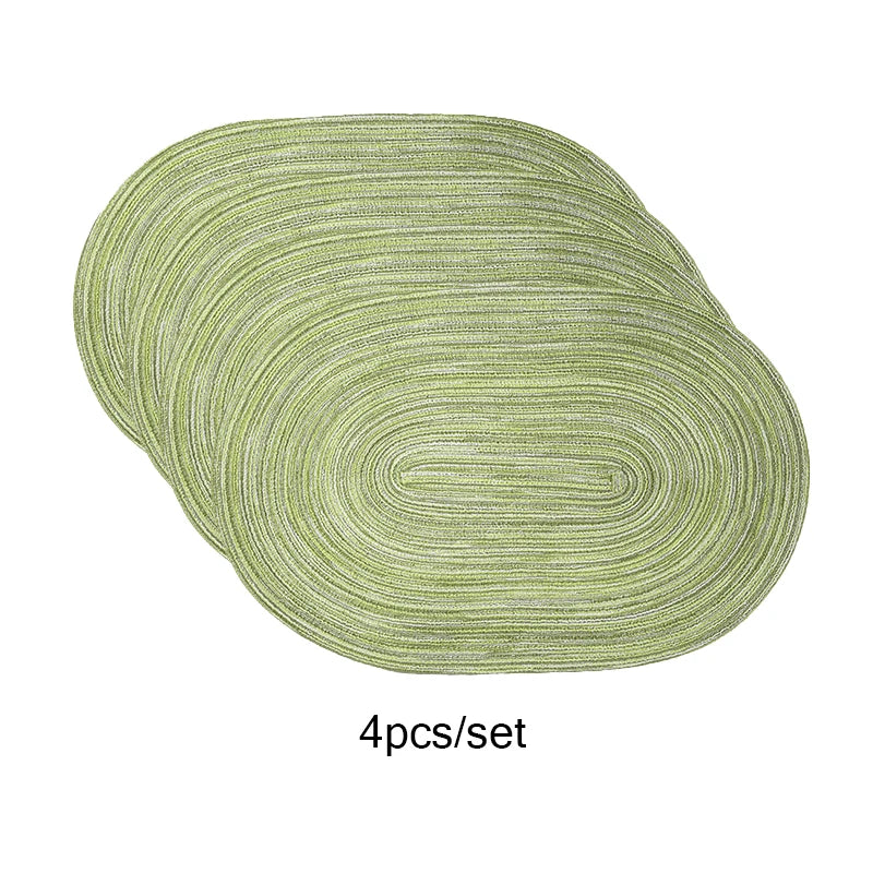 Placemats Set of 4,Heat resistant pad,Place Mat Washable Table Mats