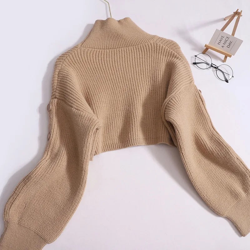 Cropped Sweater Top