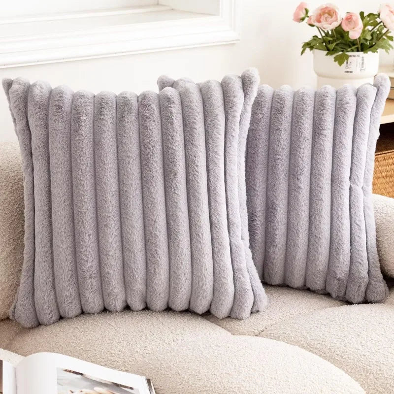 45x45cm Decorative Throw Pillow Cover Sofa Bedroom Striped Soft Pillow Cover Cushion Covers Home Decor