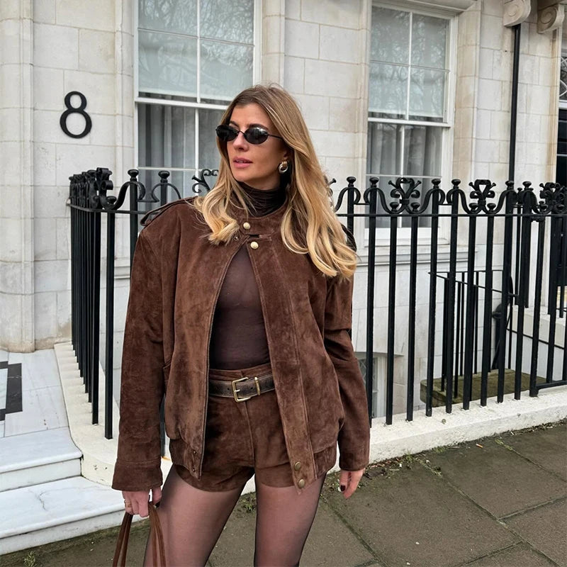 Vintage Suede Long Jackets