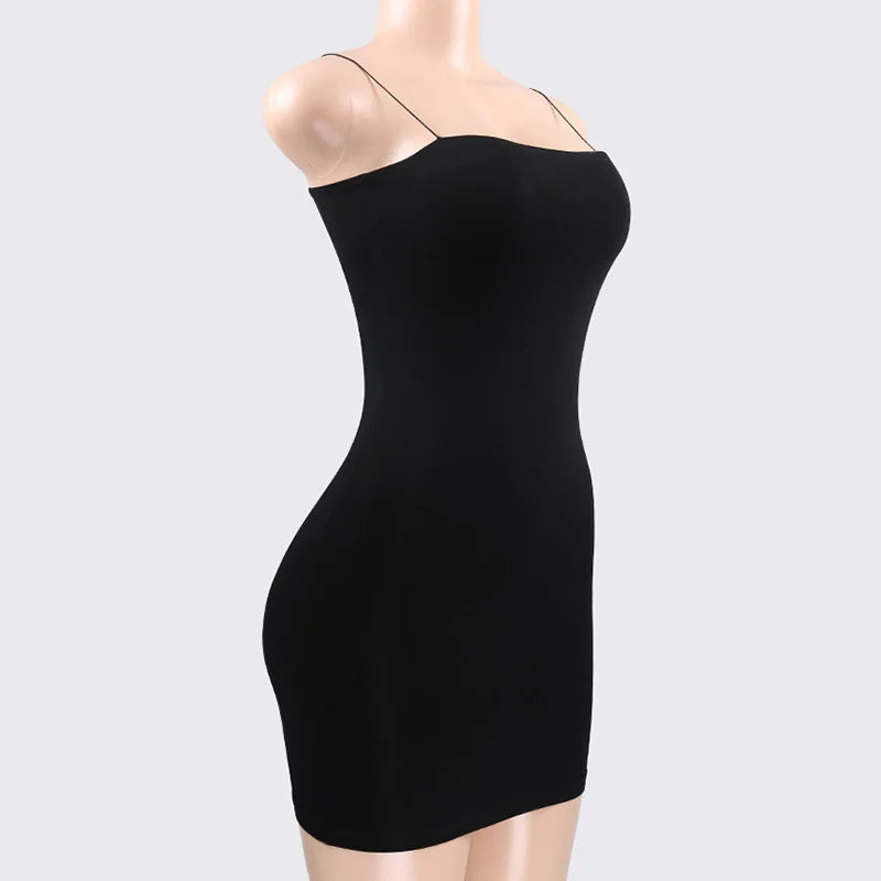 Black Sexy Dress Spaghetti Strap