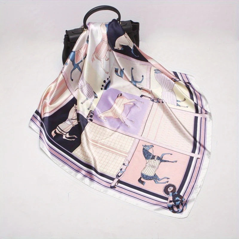 Luxury Silk Shawl Square Scarf