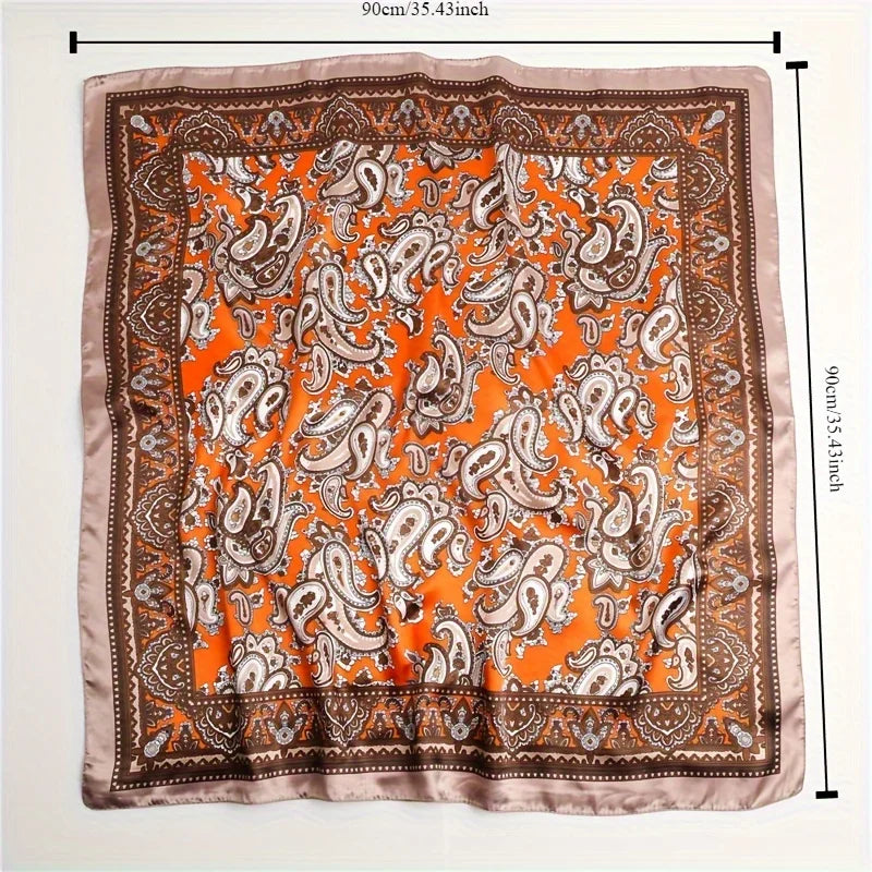 Luxury Silk Shawl Square Scarf