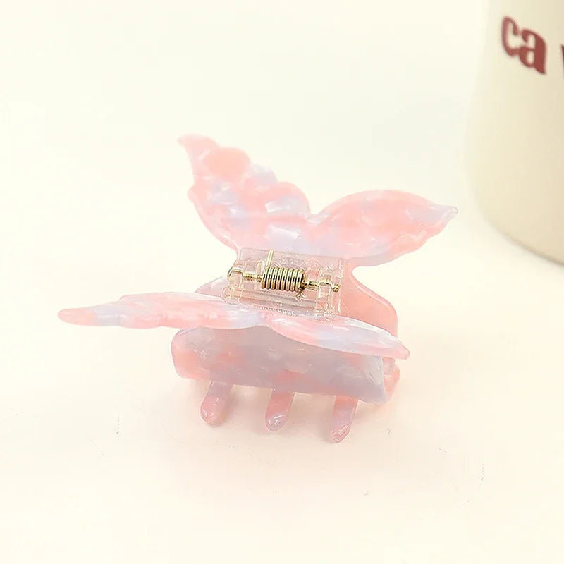 Retro Butterfly Hair Clips Back Of The Head Hair Claws