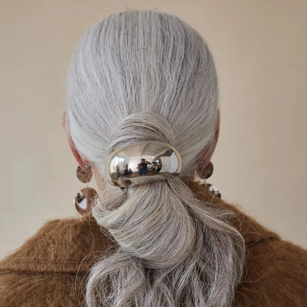 Vintage Metal Ponytail Elastic Hair Loop Scrunchies