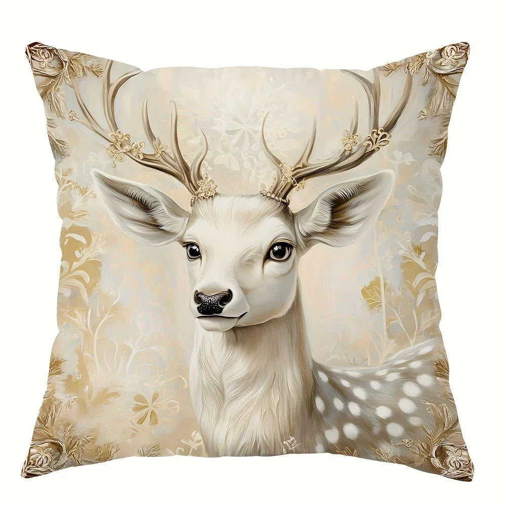 Christmas decoration pillowcase Santa Claus Reindeer Christmas Tree pillow cover Sofa cushion suite room home decoration